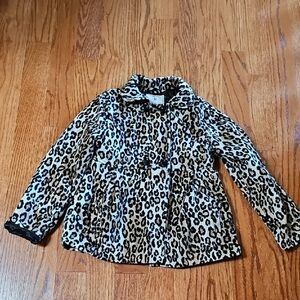 Gymboree Leopard Print Puffer Jacket
